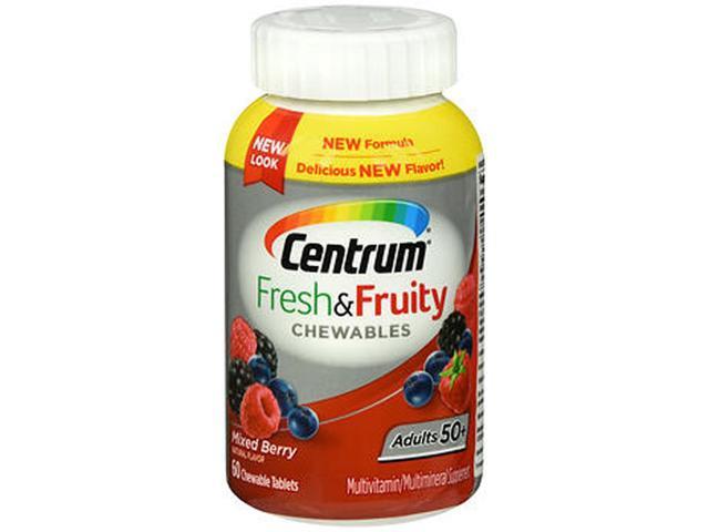 UPC 300054874603 - Centrum Adults 50+ Fresh & Fruity Chewables ...