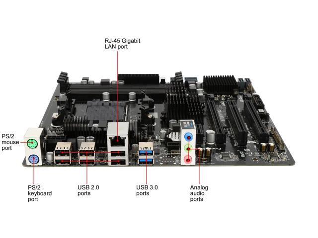 NeweggBusiness - ASRock 970M Pro3 AM3+/AM3 AMD 970 + AMD SB950 6 x