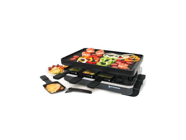 Swissmar - 8 Person Classic Raclette Party Grill w/Reversible Cast Iron Plate