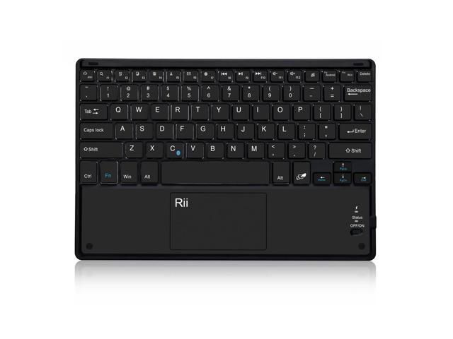(2017 New Arrival)Rii BT11 Ultra-slim Wireless Bluetooth Keyboard With Built-in Multi-touchpad Function And Rechargeable Battery For Androids And