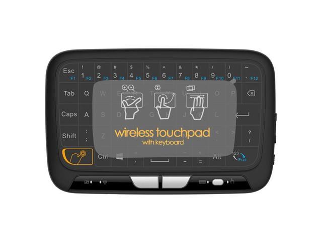 H18 24GHz Wireless Keyboard Full Gaming Touch pad Version For Smart TV Box PC Fly Air Mouse Wireless Black Keyboard