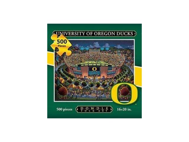 University of Oregon Ducks 500 Piece Puzzle by Dowdle Folk Art