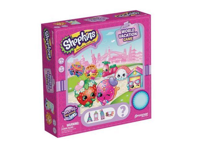 Shopkins World Vacation Board Game Includes 4 Exclusive Shopkins