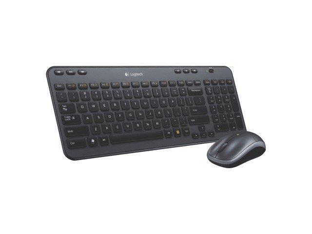 Logitech MK360 Wireless Keyboard and Mouse Set - Black (920-003376)