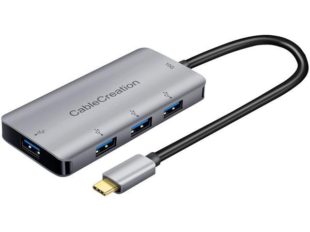 CableCreation USB Type C to 4 USB 30 Port Hub Adapter (Compatible Thunderbolt 3)Compatible with MacBook Pro MacBook Air 2018Chromebook Pixel