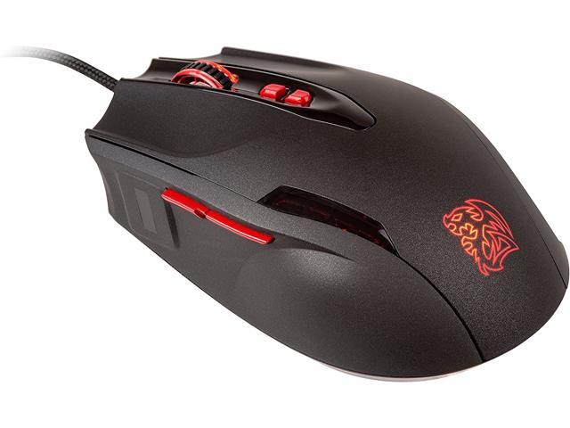 Tt eSPORTS MO-BKV-WDLGBK-01 Black FP Biometric Laser Gaming Mouse
