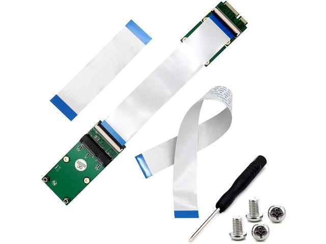 Mini PCI-E Express mSATA Extension Cable pcie Extender for Wireless Card mSATA SSD