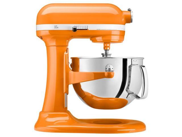 KitchenAid - 6-quart Professional 600 Series - Bowl-Lift Stand Mixer - Tangerine