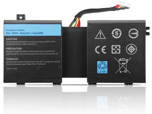 ZTHY 2F8K3 Battery Replacement for Dell Alienware 17 R1 17X M17X-R5 Alienware 18 R1 18X M18X-R3 Series Gaming Laptop 02F8K3 KJ2PX 0KJ2PX G33TT