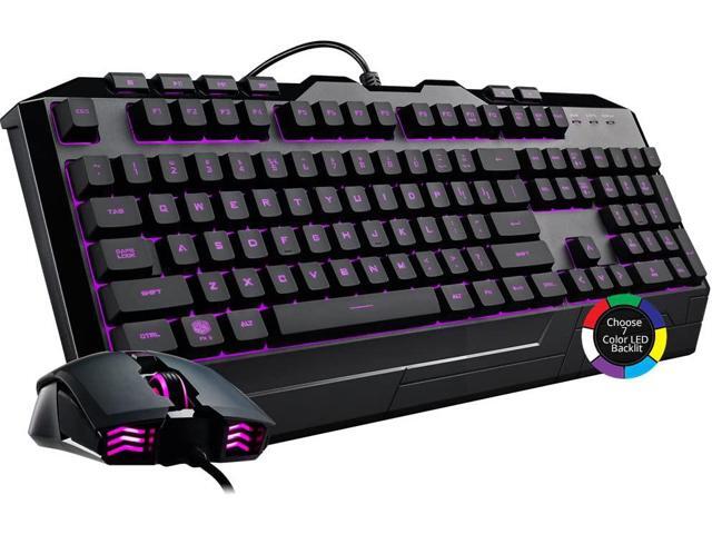 Cooler Master Devastator 3 Gaming Keyboard & Mouse Combo 7 Color Mode LED Backlit Media Keys 4 DPI Settings Model: SGB-3000-KKMF1-US
