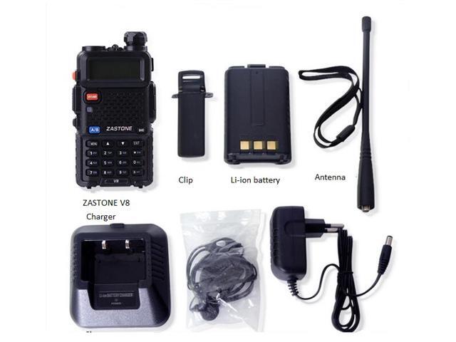 NeweggBusiness - Mini Zastone ZT-V8 Walkie Talkie Dual Band Dual