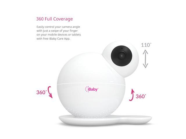 iBaby Monitor M6T 720p HD Wireless Digital Baby Monitor w/ Temperature & Humidity Sensors Night Vision Two-way Audio Speakers for iPhone and Android
