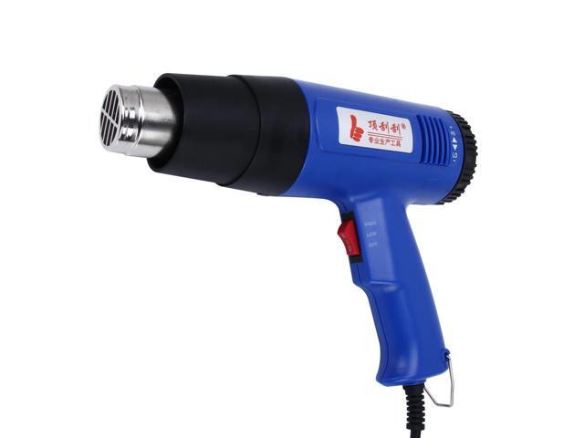 DINGGUAGUA 1800W Industrial Heavy Duty Professional Adjustable Temperature from 50 Degrees Celsius to 650 Degrees Celsius Heat Air Gun Tool