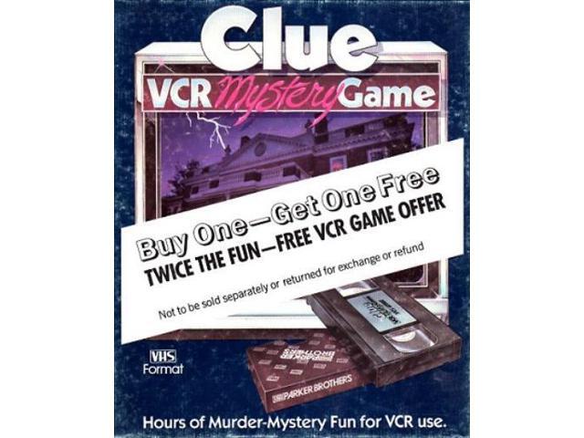 Clue - VCR Mystery Game VG+/NM