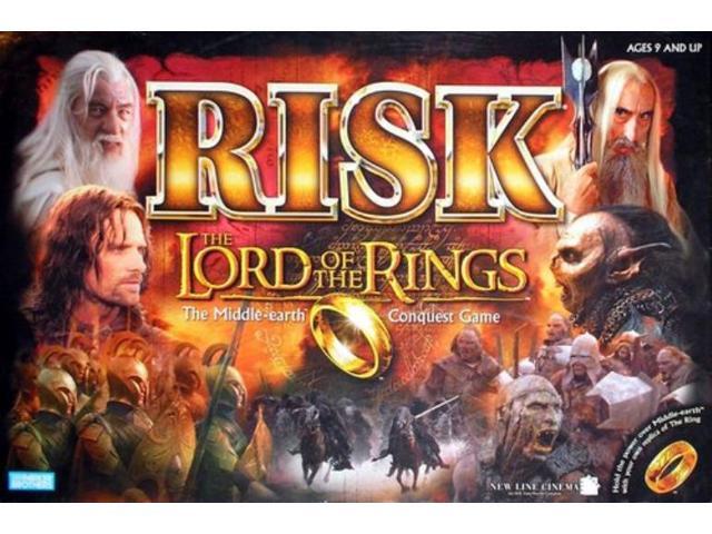 Risk - The Lord of the Rings The Middle-Earth Conquest Game NM-