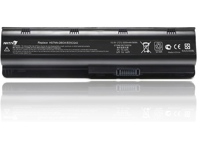 Replacement Battery For HP Pavilion Laptops - 5200mAh, 6-Cell, 10.8V, Models MU06/MU09/CQ42