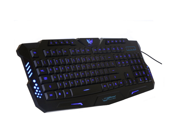 Professional Gaming Keyboard USB Wired Keyboard Mechanical Keyboards for Computer Gamer 3 Color LED Backlight Keyboard HK-M200