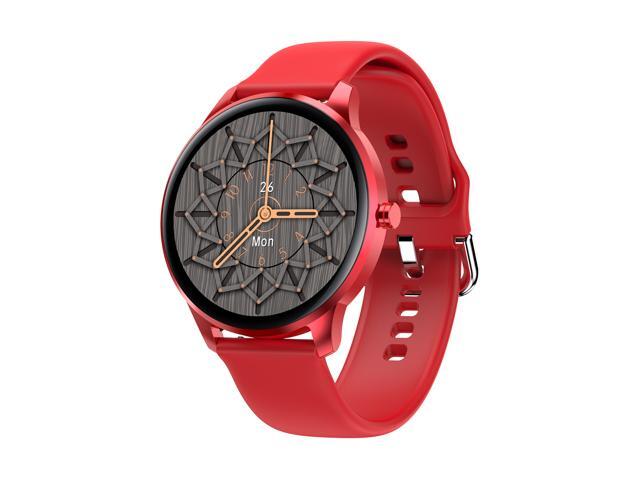 iKKEGOL Smart Watch for iPhone iOS Android Phone Bluetooth IP68 Waterproof Fitness Tracker Full Touch Color Screen Heart Rate Monitor Pedometer