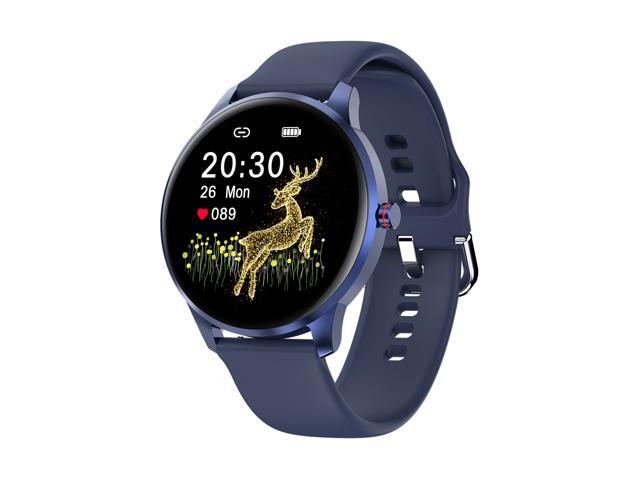 iKKEGOL Smart Watch for iPhone iOS Android Phone Bluetooth IP68 Waterproof Fitness Tracker Full Touch Color Screen Heart Rate Monitor Pedometer