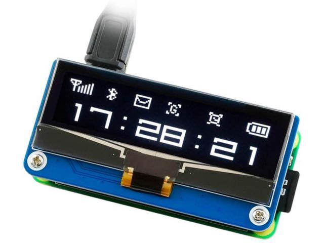 223inch OLED Display HAT 128×32 Pixels SPI/I2C Interface Embed SSD1305 Driver for Raspberry Pi 4B/3B+/3B/2B/Zero/Zero W/Zero WH and Jetson Nano