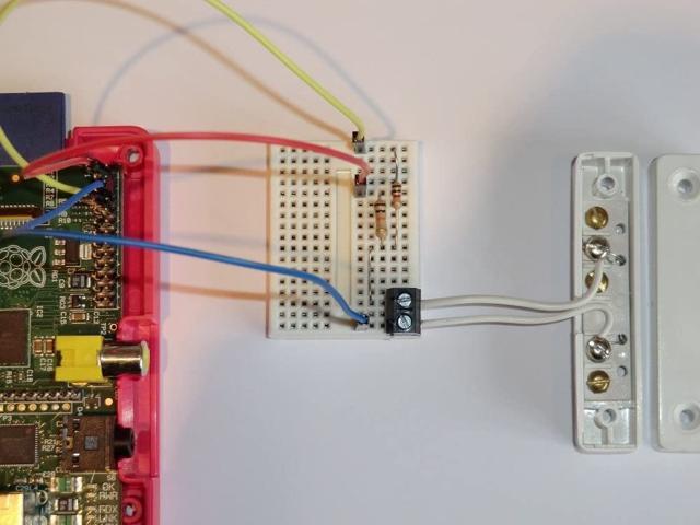 Door/Window Alarm GPIO Project Kit for Raspberry Pi Includes breadboard magnetic reed switch door sensor three metres of bell wire and