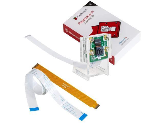Arducam Raspberry Pi Official Camera Module V2-8 Megapixel 1080p IMX219 Camera Board with Acrylic Case