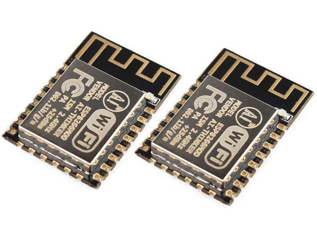 Sunhokey ESP8266 ESP-12F WiFi Serial Module Wireless Transceiver Remote Port Network Development Board (Pack of 2)