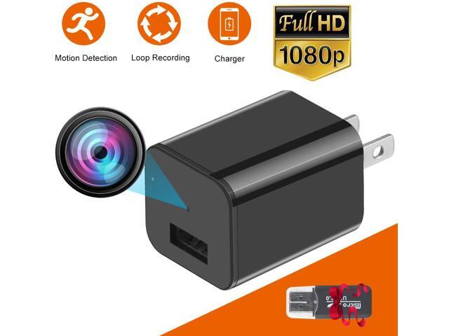QBAOTE Spy Camera Hidden Camera Premium Pack HD 1080P Motion Detection USB Hidden Camera Surveillance Camera Mini spy Camera Nanny Camera