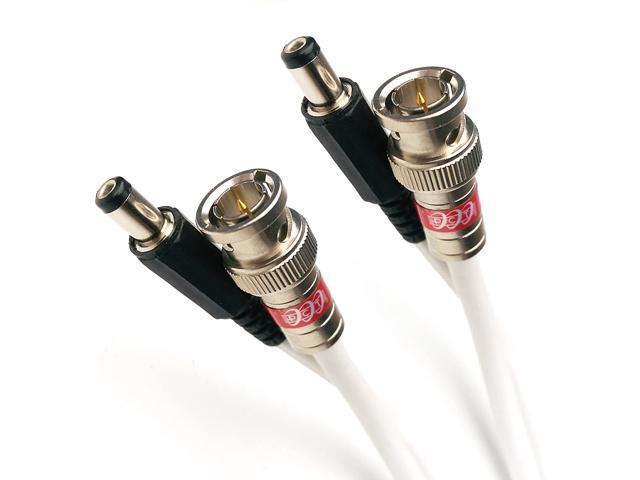 175ft Custom Made 20AWG Copper Core CCTV TVI CVI AHD HD-SDI Security Camera Cable 95% Braid RG-59 Professional Grade All Brass Anti Corrosion BNC