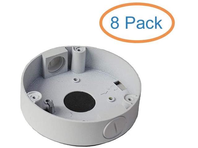 Kenuco Junction Box/Mounting Base Hikvision Turret Camera DS-2CD23x2 (8 Pack White)