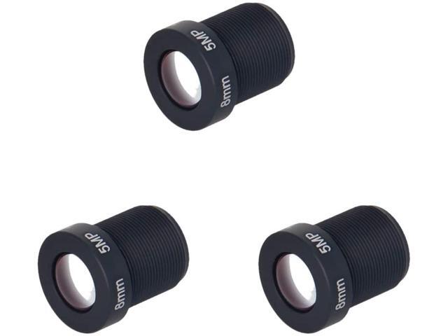 Othmro Camera Lens 5MP 16mm F20 M12 Mount Manual Lens for CCTV Camera 3PCS