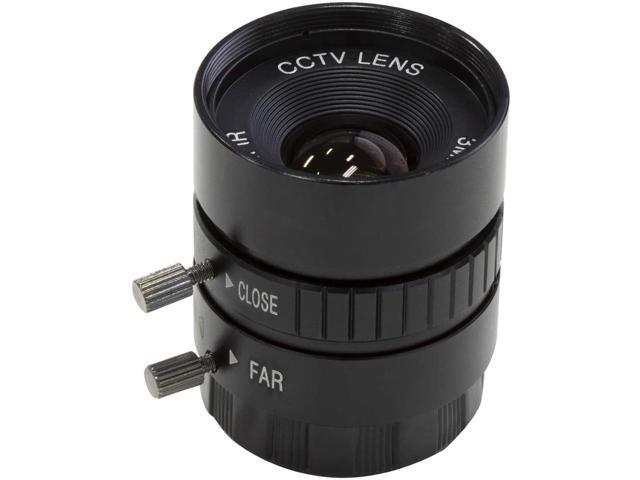 Arducam CS Lens for Raspberry Pi HQ Camera 8mm Focal Length with Manual Focus and Adjustable Aperture Ring