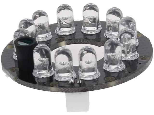Othmro Infrared IR 12 LED 45 Degree Illuminator Board Plate for CCTV CCD Security Camera 5pcs