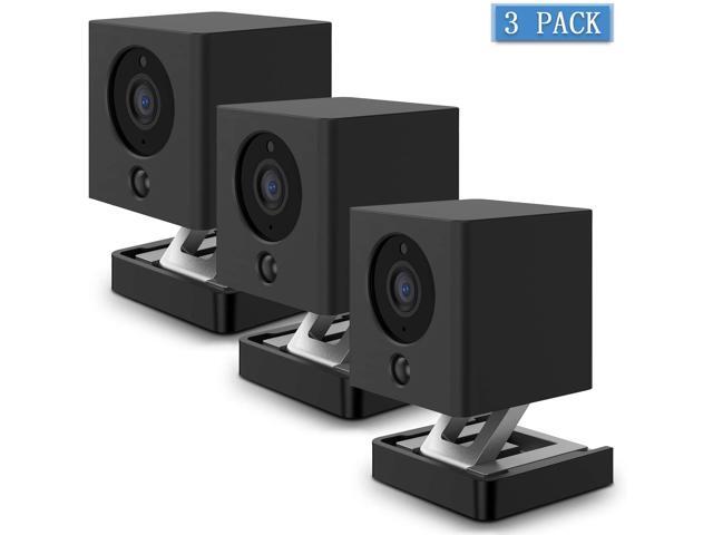 HOLACA Silicone Skin for Wyze Cam Wyze Cam V2 - Come with Quick Wall Mount Bracket - Anti-Scratch Protective Cover - Extra Protect Wyze Camera (2