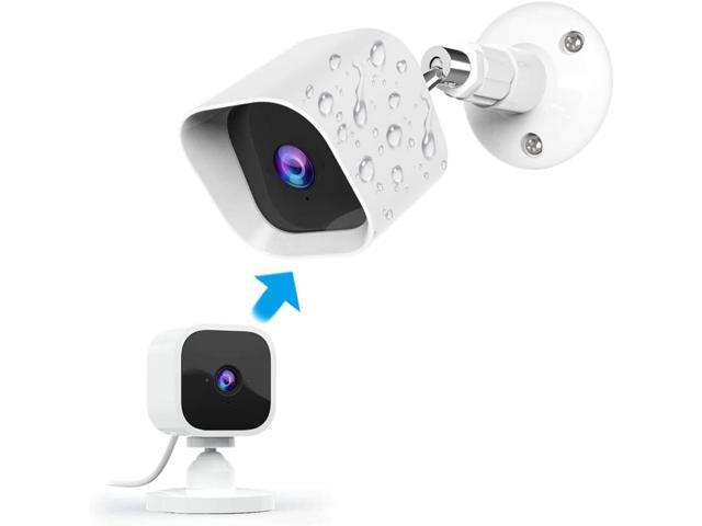 Blink Mini Wall Mount Bracket with Protective Case Adjustable Outdoor/Indoor Mount and Stand Weather Proof Anti-Sun Glare UV Protection Very Easy