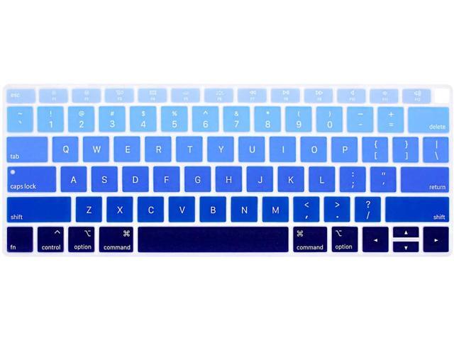 ProElife Pink Gradient Keyboard Cover Ultra Thin Silicone Keyboard Skin for 2019 2018 MacBook Air 13-Inch (A1932 US Version) Keyboard Accessories