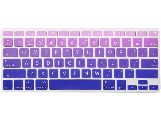 HRH Silicone Keyboard Cover Skin for MacBook Air 13MacBook Pro 13/15/17 (with or w/Out Retina Display 2015 or Older Version)&Older iMac USA