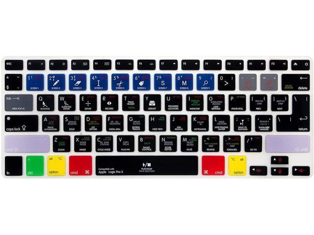 HRH Serato DJ Functional Shortcuts Hotkey Silicone Keyboard Cover Skin for MacBook Air 13MacBook Pro13/15/17 (with or w/Out Retina Display 2015