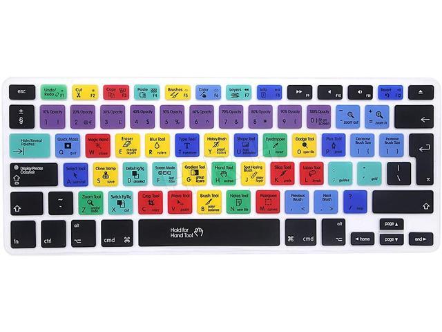 HRH Serato DJ Functional Shortcuts Hotkey Silicone Keyboard Cover Skin for MacBook Air 13MacBook Pro13/15/17 (with or w/Out Retina Display 2015