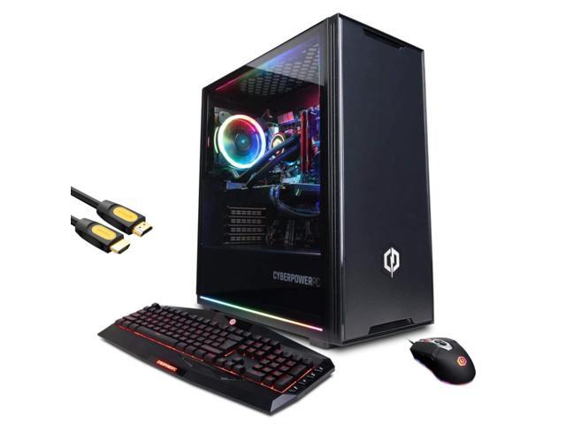 CYBERPOWERPC Supreme Liquid Cool Gaming PC AMD Ryzen 9 5900X AMD Radeon RX 6700 XT 32GB RAM 2TB PCIe SSD+2TB HDD USB-C HDMI DP RGB Keyboard