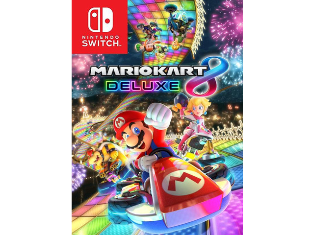 NeweggBusiness - Nintendo Switch Mario Kart 8 Deluxe Bundle: Red