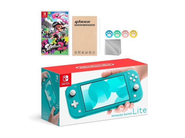 NeweggBusiness - Nintendo Switch Lite Turquoise with Splatoon 2