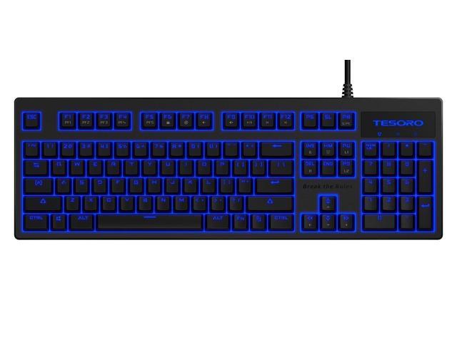 Tesoro Excalibur G7NL V2 TS-G7NL-V2 Blue Mechanical Switch Blue LED Backlit Illuminated Mechanical Gaming Keyboard (New Version)
