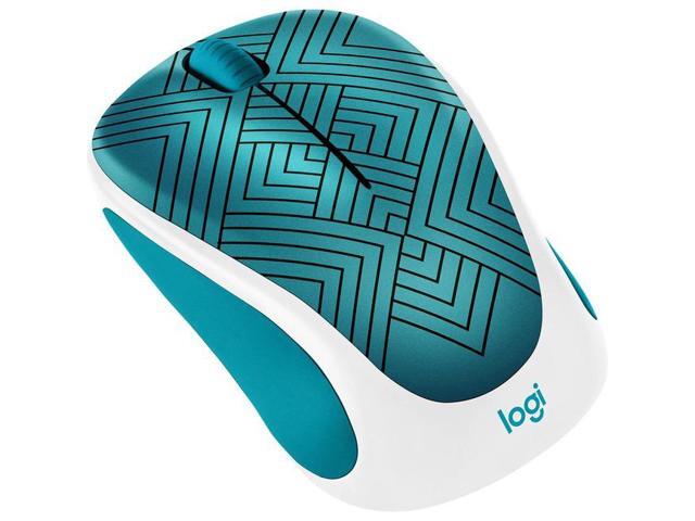 Logitech Design Collection 910-005838 RF Wireless Optical Mouse Teal Maze