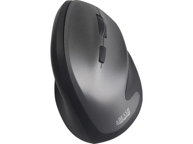 Adesso Antimicrobial Ergonomic Vertical Design 24GHz Wireless Optical Scroll