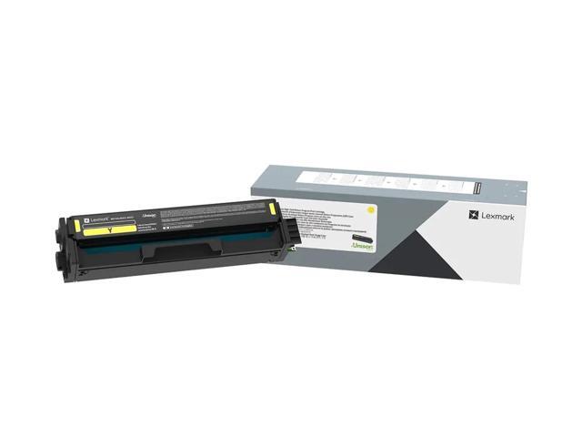 Lexmark C340X40 Laser Toner Cartridge Yellow in Retail Packaging
