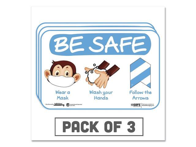 BeSafe Messaging Education Wall Signs, 9 x 6, BeSafe Messaging Education Wall Signs, 9 x 6,