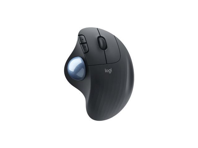 Logitech Ergonomic Wireless Trackball Mouse, Easy Thumb Control, Smooth  Tracking, Black 