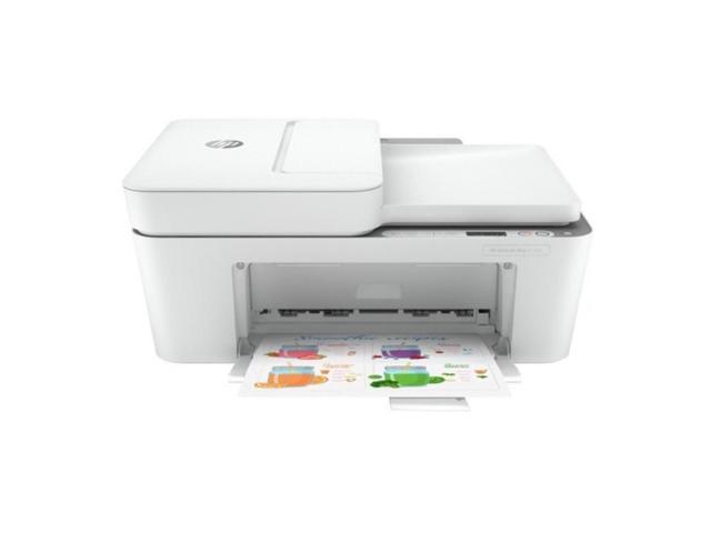 HP - DeskJet 4155e Wireless All-In-One Inkjet Printer with 6 months of Instant Ink Included with HP+ - White