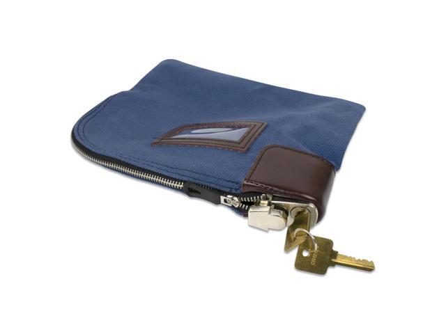 Fabric Deposit Bag, Locking, 8.5 x 11 x 1, Nylon, Blue Fabric Deposit Bag, Locking, 8.5 x 11 x 1, Nylon, Blue